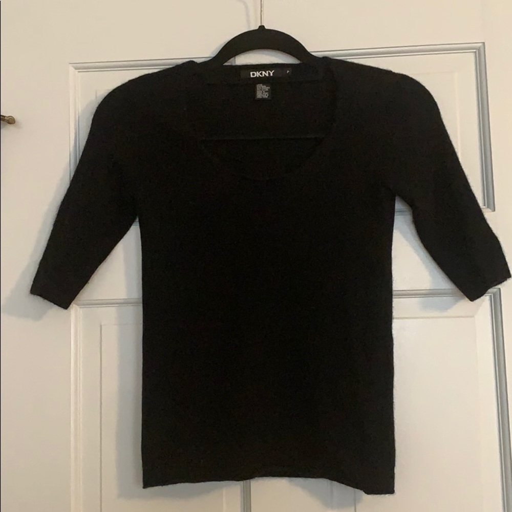 DKNY lambswool/angora sweater